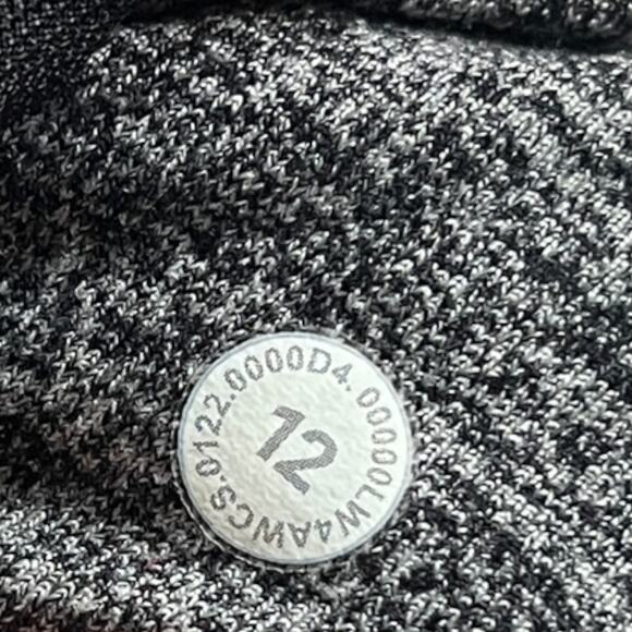 Lululemon Define Jacket Heathered Black Size 12 - Picture 4 of 4